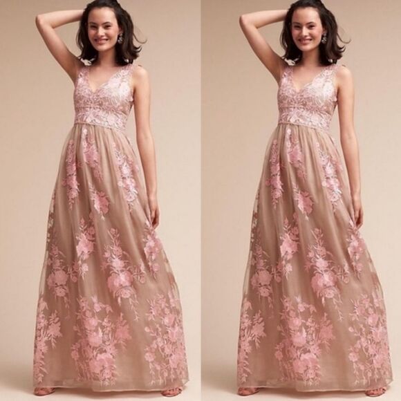 BHLDN Lenox Dress Size 10 - Picture 1 of 13